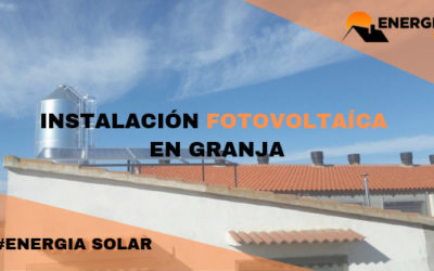 Instalación solar para una granja